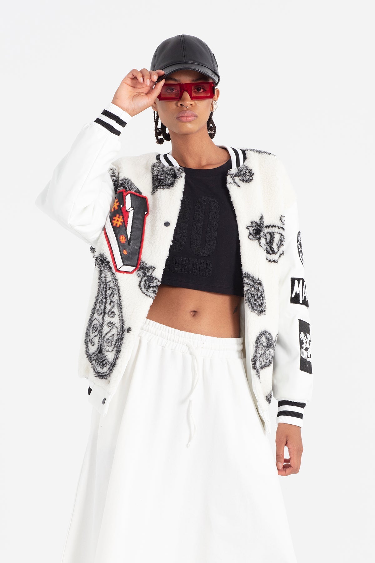Off White Nero Bomber 12213