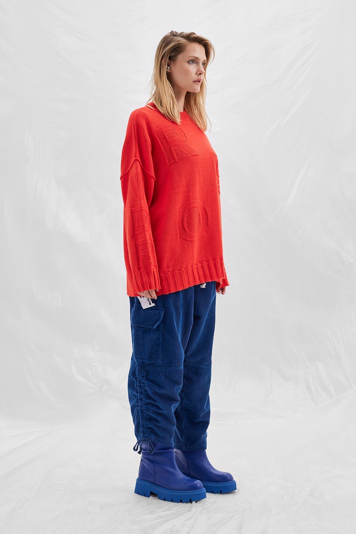 Orange Pullover 14035