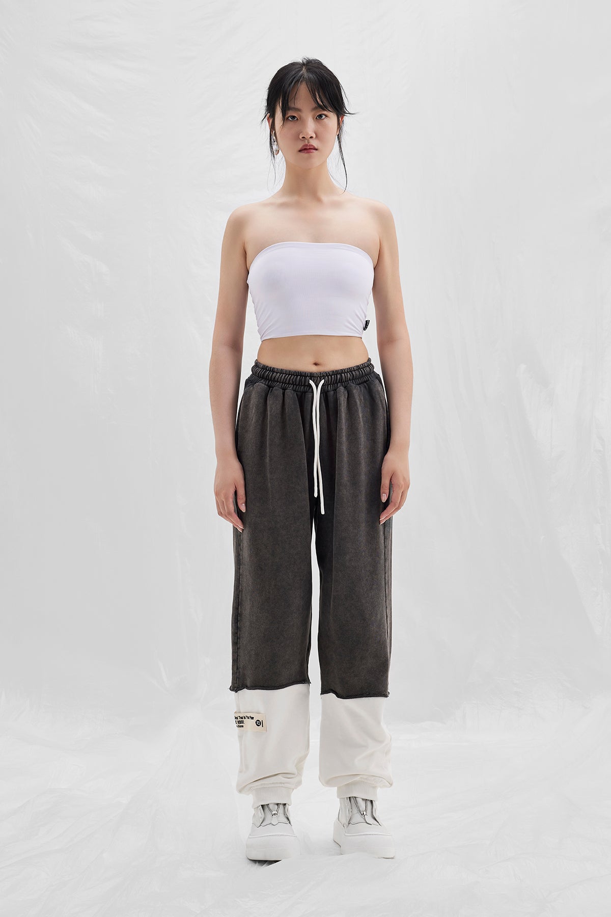 Nero Off White Pants 14044