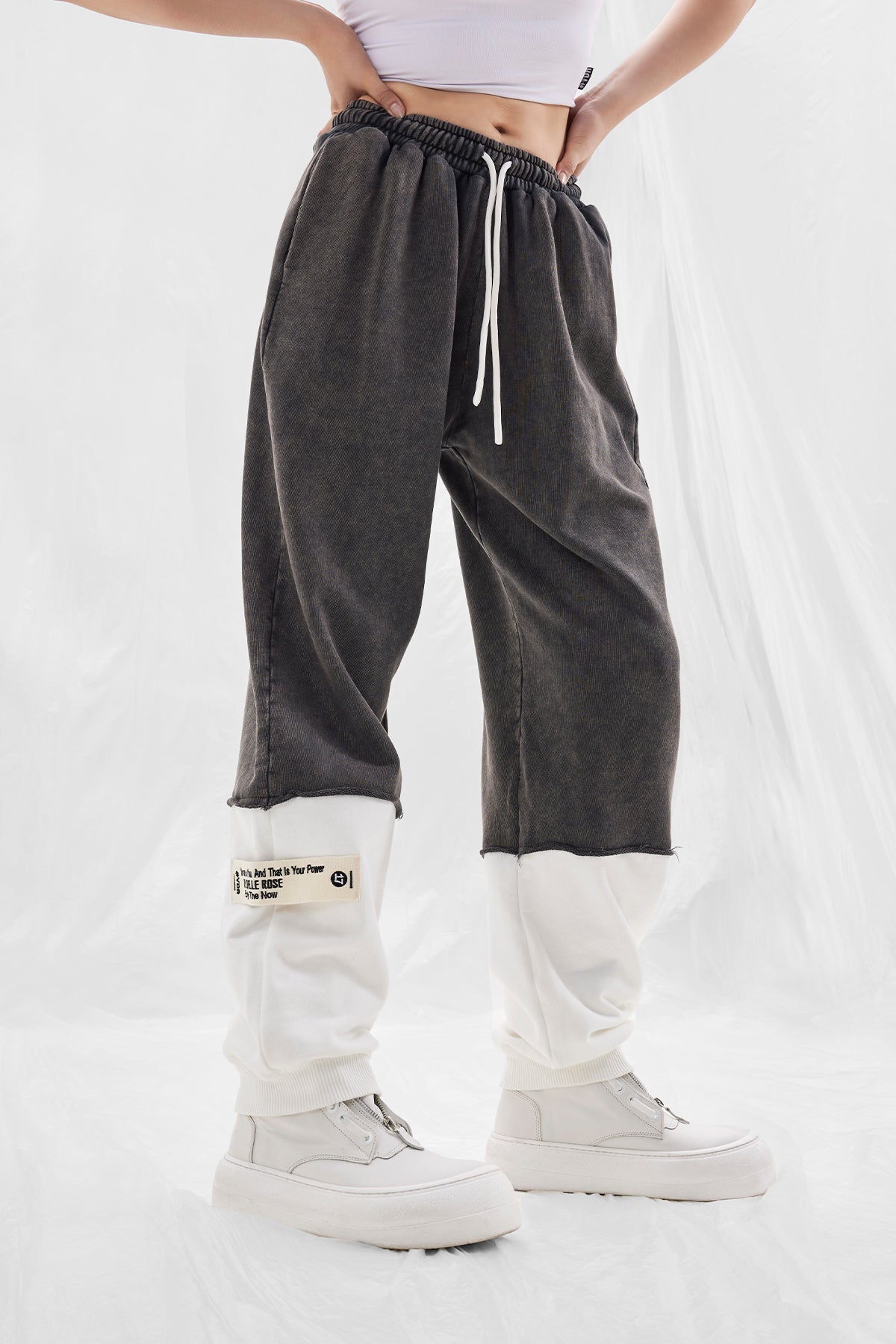 Nero Off White Pants 14044