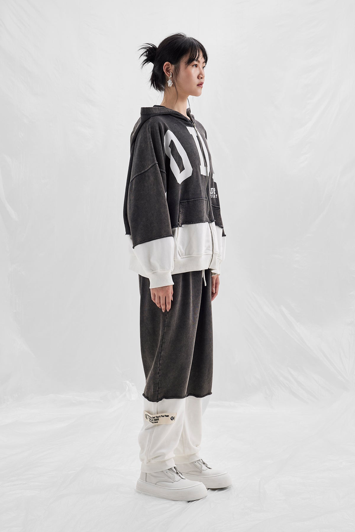 Nero Off White Sw-shirt 14045