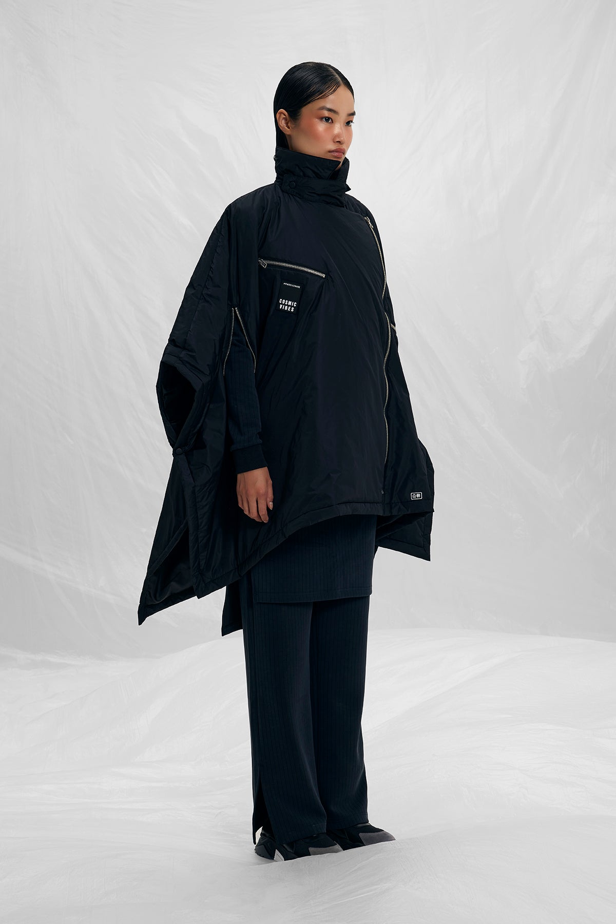 Nero Poncho 14162