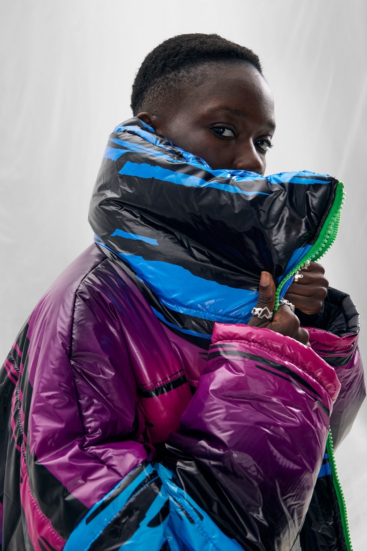 Multicolor Blouson 14440