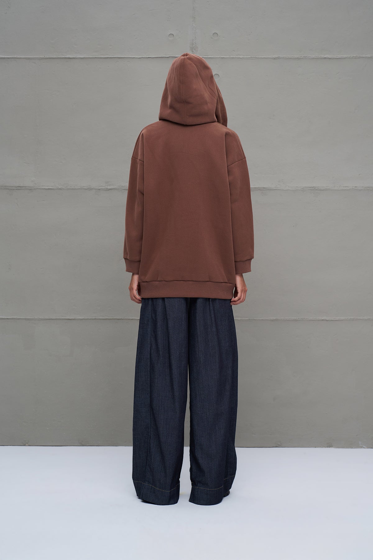 Brown Hoodie Sweatshirt 18023