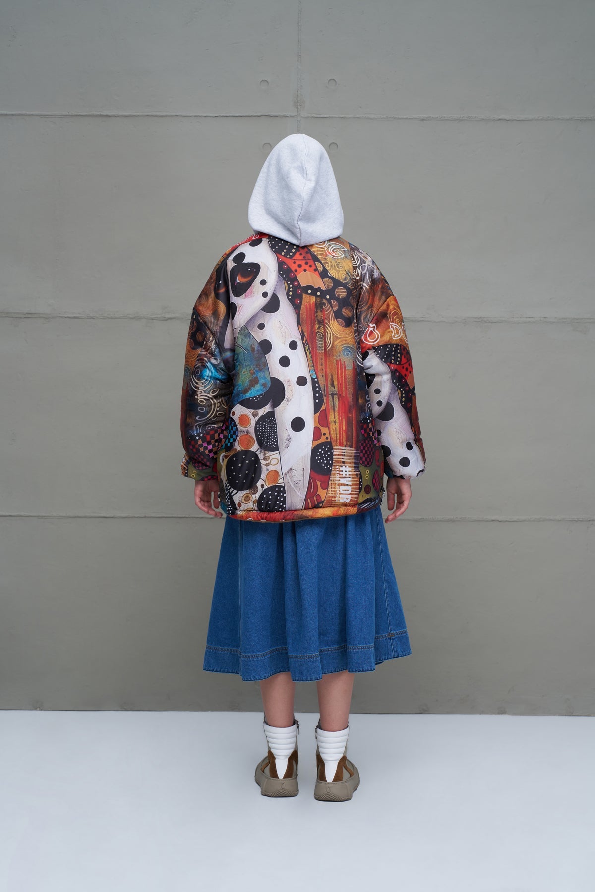 Camel Reversible Drawstring Oversized Coat 18135